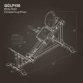 GCLP100 - Body-Solid Compact Leg Press