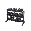 GDR363B - Body-Solid 3-Tier Dumbbell Rack