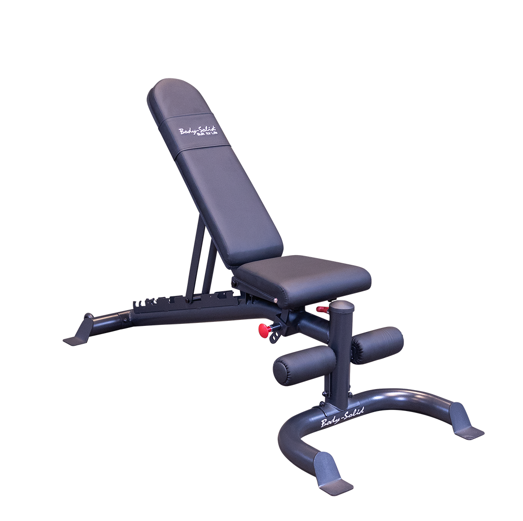 GFID100B - Body-Solid Leverage Flat Incline Decline Bench