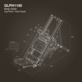 GLPH1100B - Body-Solid Leg Press & Hack Squat