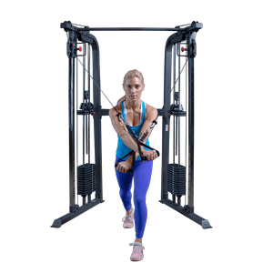 XPRT Fitness 34'' PRO LAT Pulldown Cable Machine Attachment Overhand Grip  Bar, Solid Chromed Steel 