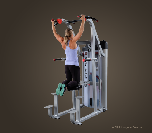 S2acd - Pro Clubline Series Ii Assisted Chin And Dip Machine - Body-solid